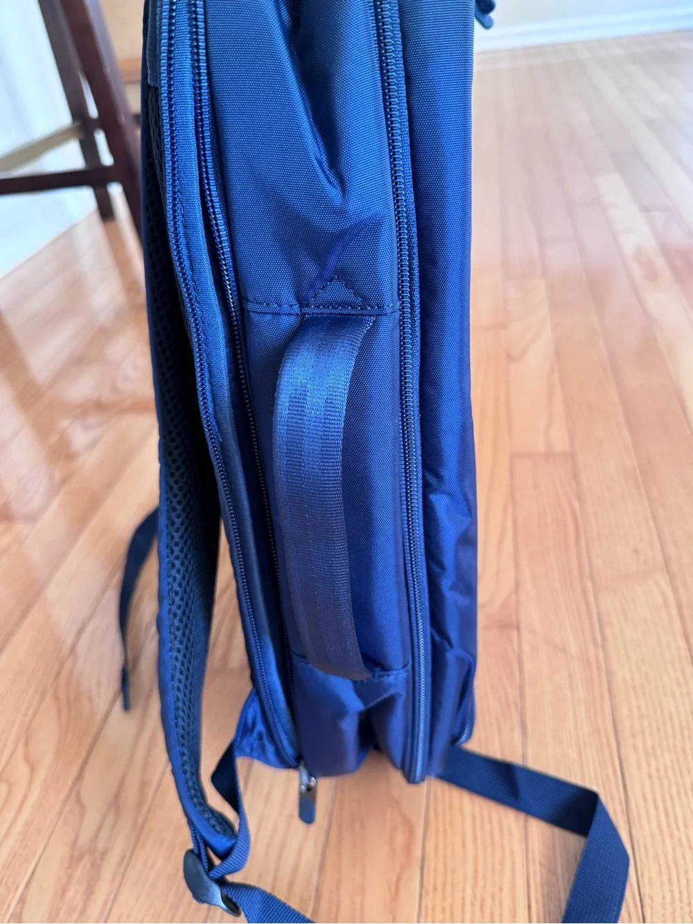 Stitch Men's Navy Travel Backpack with Organized Compartments